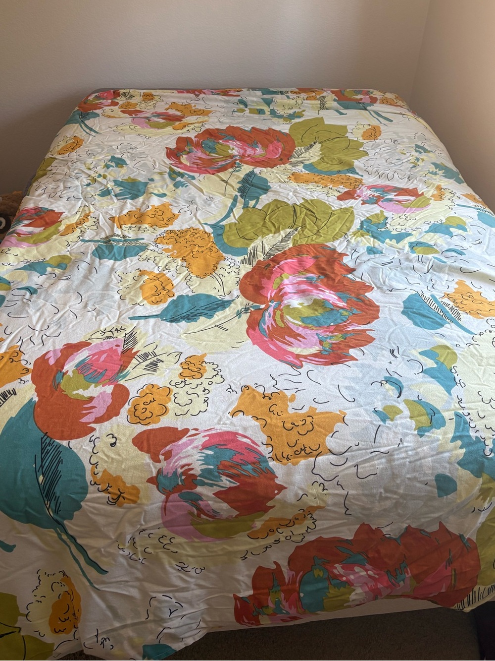 Urban Outfitters Floral Duvet Cover